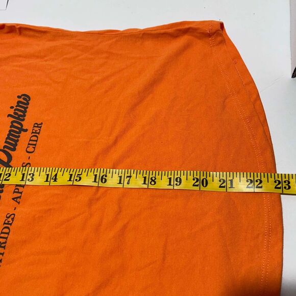 NEW Women's Sz Sm "Hand Picked Farm Fresh Pumpkins" Adiva Thanksgiving Shirt - Picture 8 of 8
